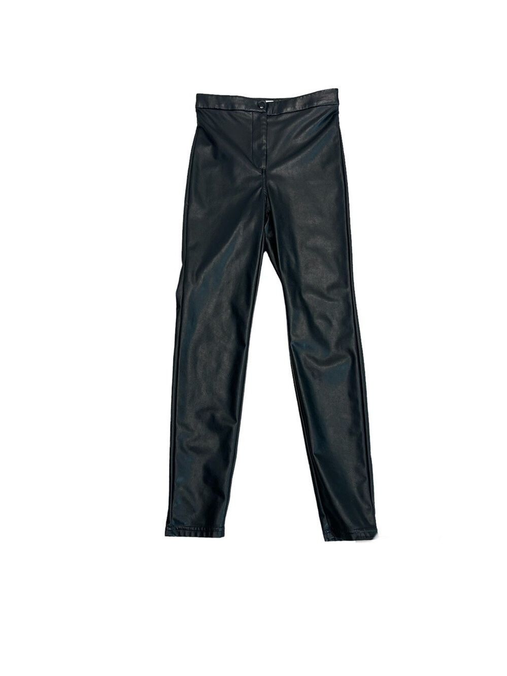 Aritzia wilfred black faux leather high waisted legging pants pleather 0 NWOT